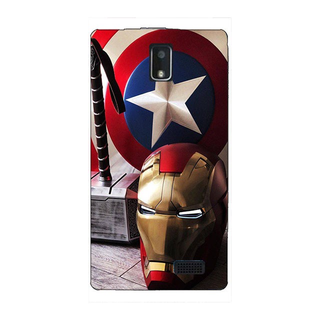 MARVEL Ốp Lưng Điện Thoại Phối Hình Siêu Anh Hùng Dành Cho Lenovo A328 A 328 A328T