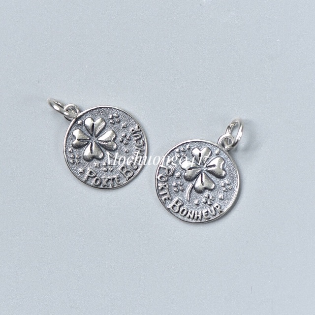 SỈ SIÊU RẺ  Charm bạc cỏ 4 lá bạc hàng đẹp - Bạc chuẩn loại 1, PH765
