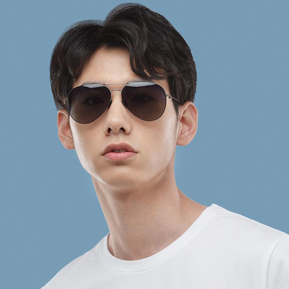 Xiaomi Youpin   Kính Râm Ngăn Tia UV Chống Chói Gọng Bằng Thép Không Gỉ Siêu Mỏng Cho Du Lịch Ngoài Trời