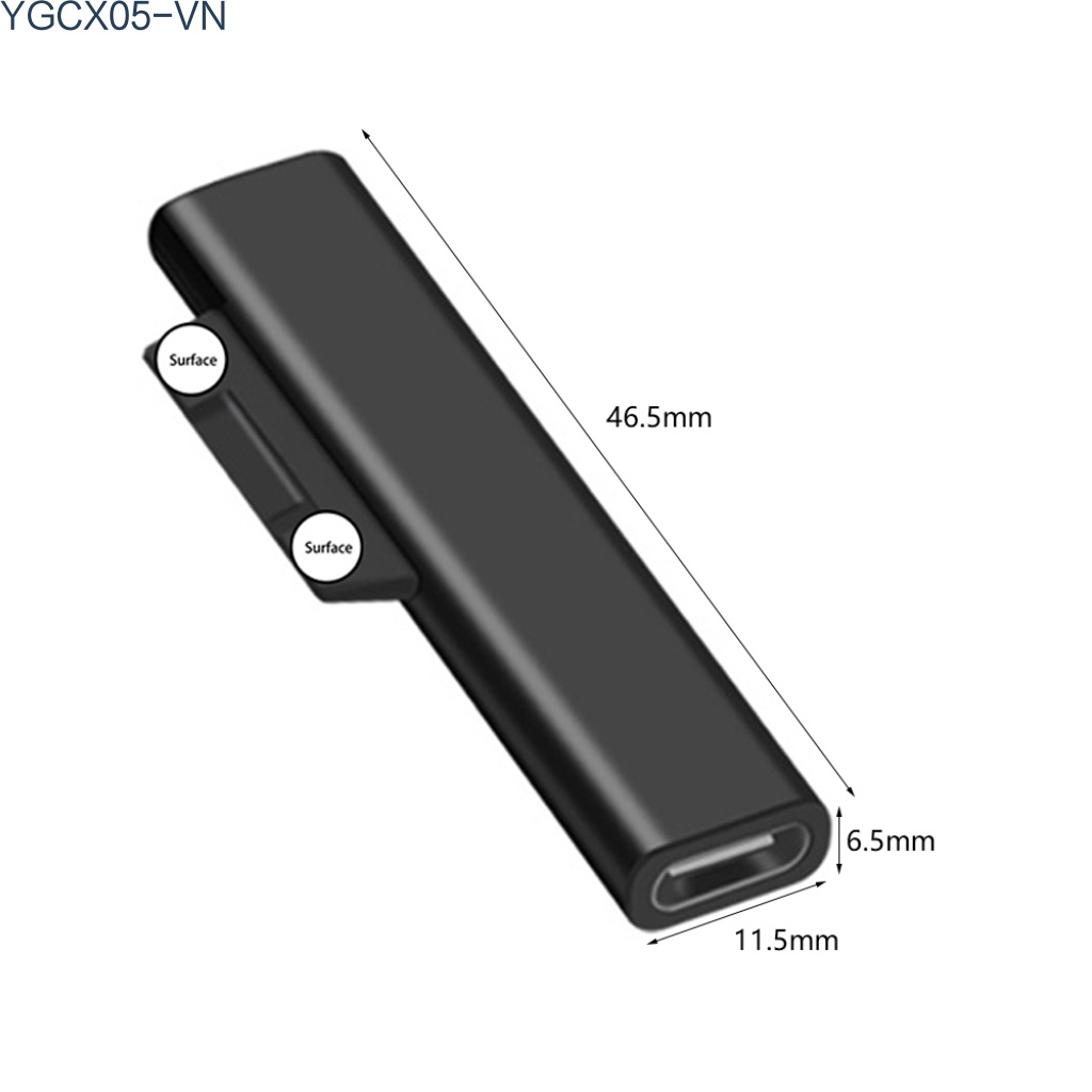 Đầu Chuyển Đổi Cổng Sạc Usb Type C Cho Microsoft Surface Pro 3 4 5 6 Go Surface Book | BigBuy360 - bigbuy360.vn