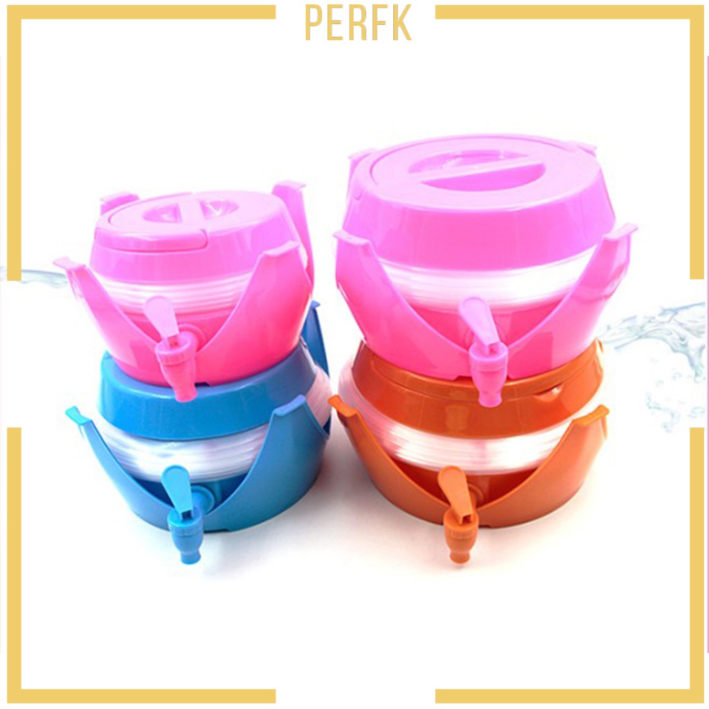 Xô Đựng Nước 5.5L Có Thể Gấp Gọn Tiện Dụng Mang Theo Du Lịch / Leo Núi