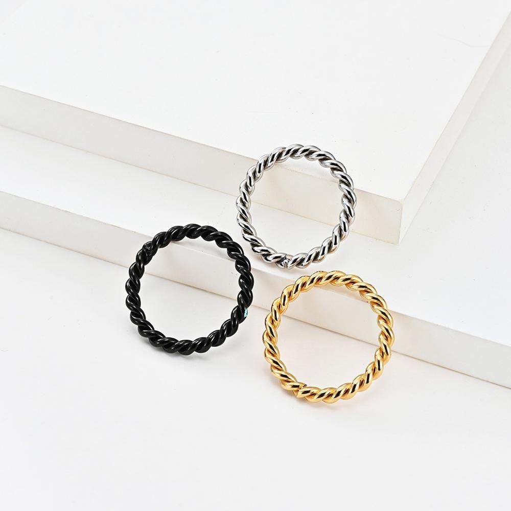 BSUNS Nhẫn Xoắn Ốc Phong Cách Boho Cổ Điển Thời Trang