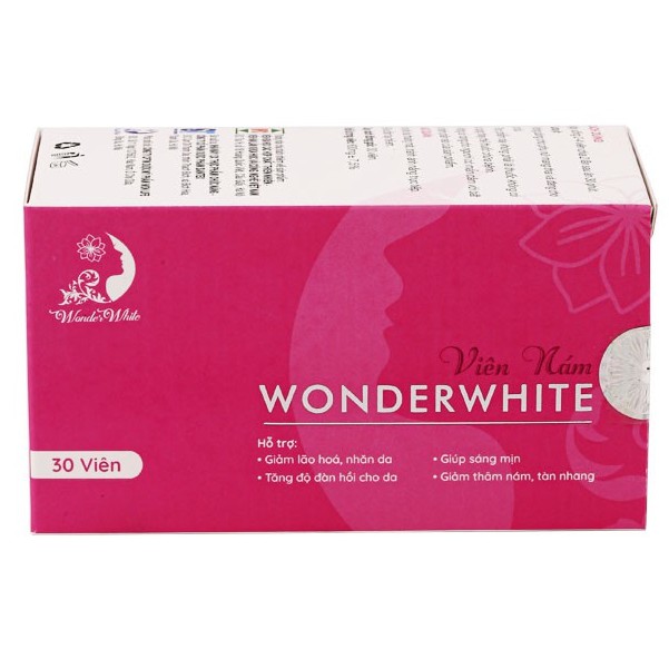 Viên Uống Trắng Da Ngừa Nám Tàn Nhang Trẻ Hoá Làn Da Wonder White hộp 30 viên - VNW