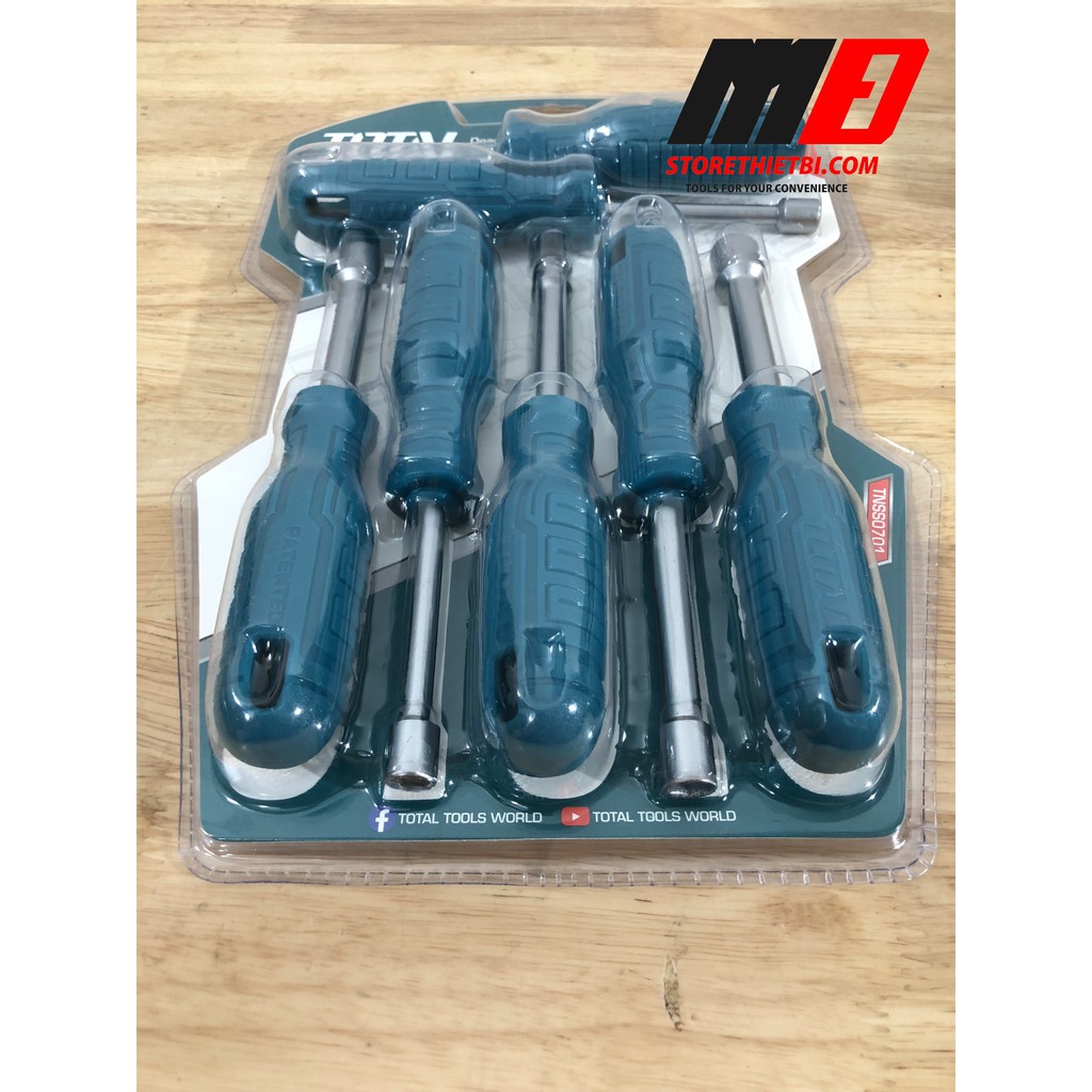 TNSS0701 Bộ 7 tua vít đầu tán TOTAL