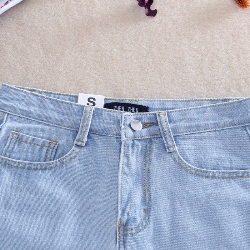 [Baywellfashion]Quần sọt Denim lưng cao thiết kế quyến rũ cho nữ | BigBuy360 - bigbuy360.vn