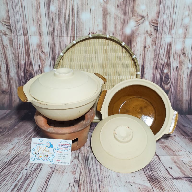 💢💥🥰 😊👉Nồi đất phủ men đẹp size nhỏ 17cm🤩👌