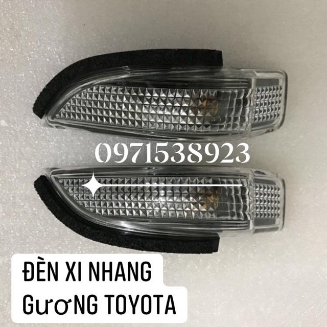 Đèn xi nhan gương toyota camry, vios, yaris, corola altis, venza.v.v.  Hàng oem xịn 2013-2020