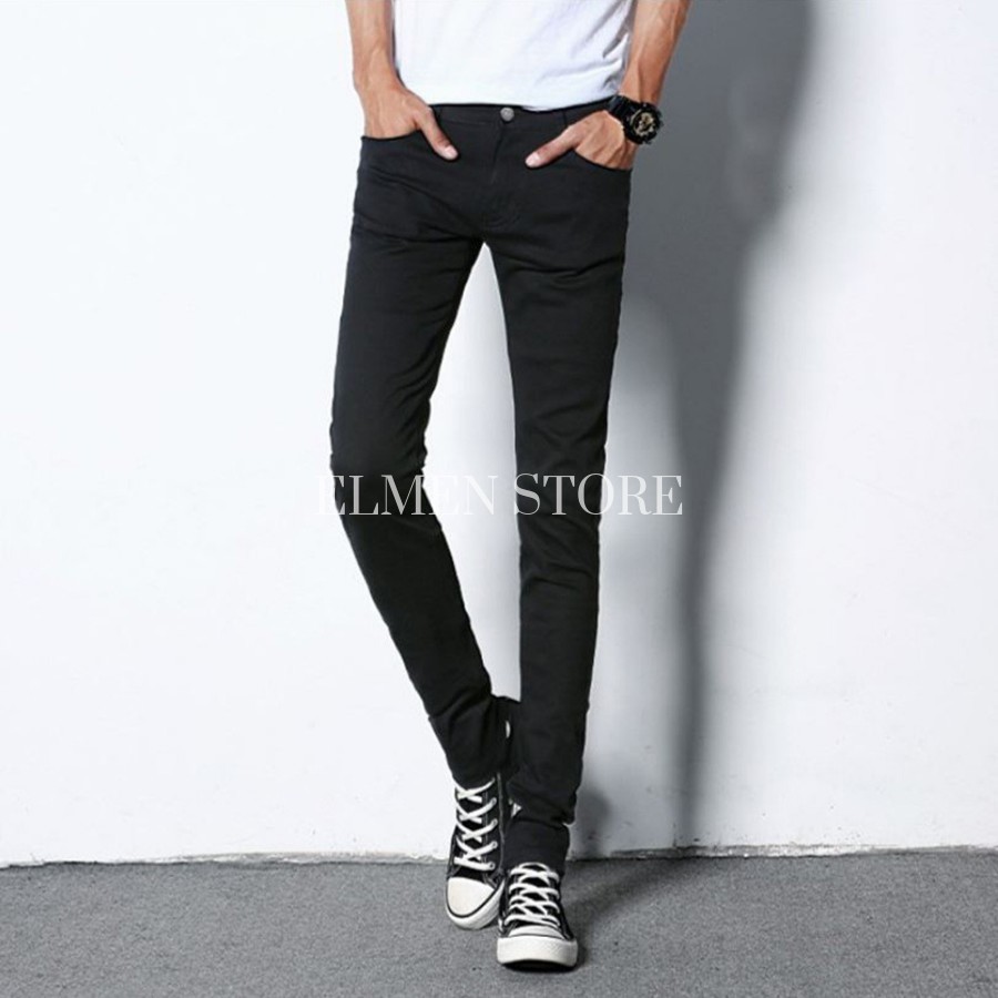 quần jeans nam đen trơn | BigBuy360 - bigbuy360.vn
