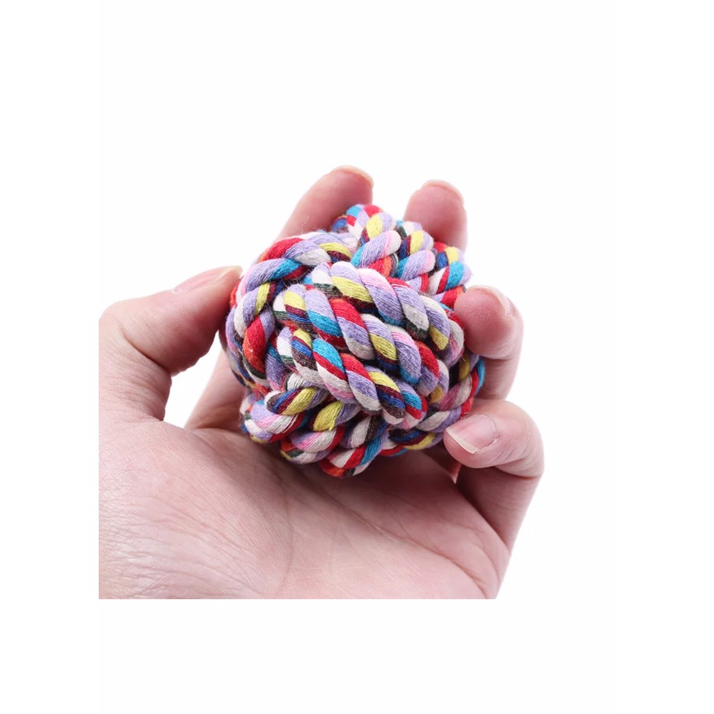 Trái banh vải tết thừng dành cho thú cưng