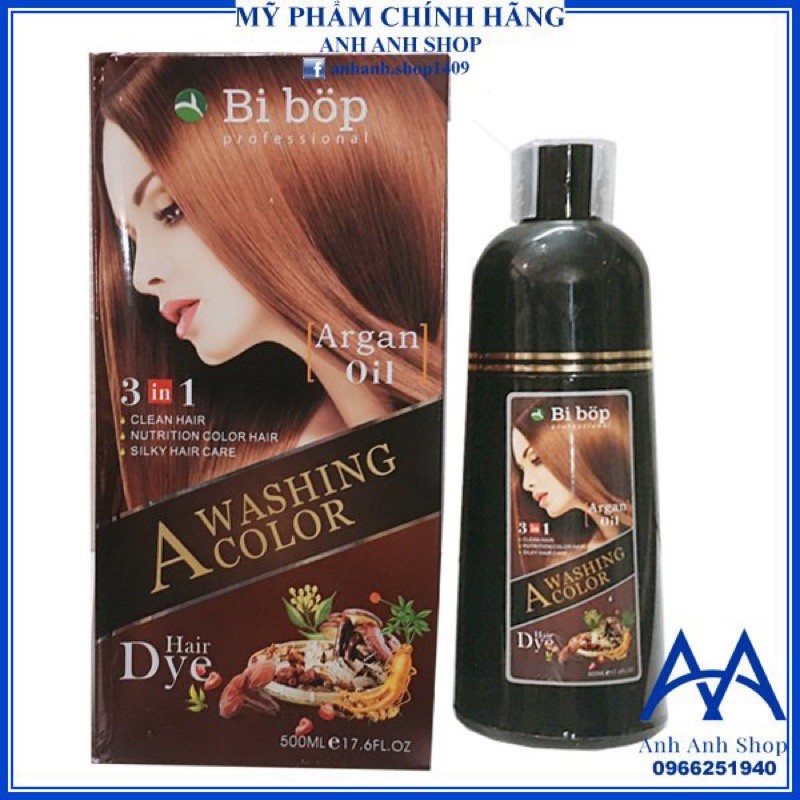 ✅CHÍNH HÃNG DẦU GỘI NÂU TÓC THẢO DƯỢC 500ML