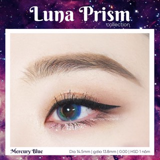 áp tròng MERCURY BLUE - HSD 1 NĂM - CHỈ CÓ 0 ĐỘ