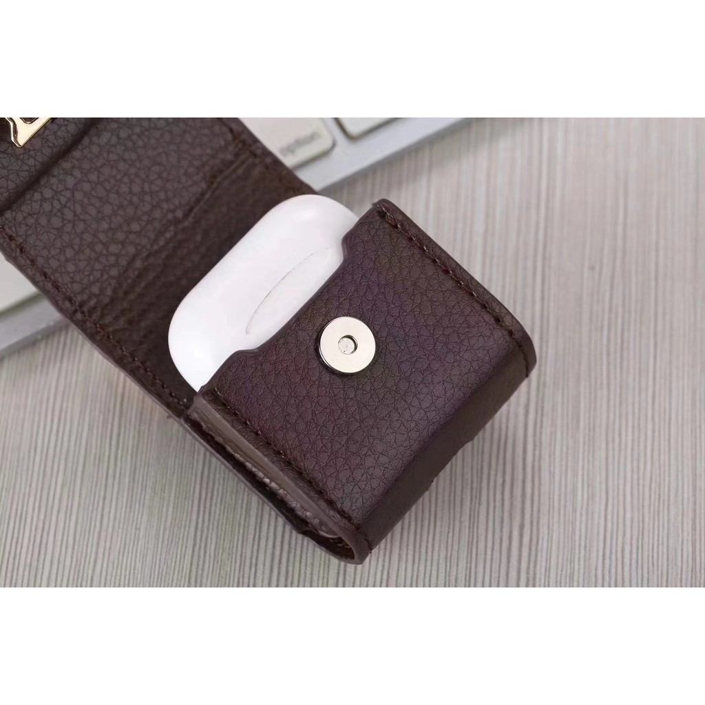 Vỏ da cho hộp đựng tai nghe airpod Apple | BigBuy360 - bigbuy360.vn