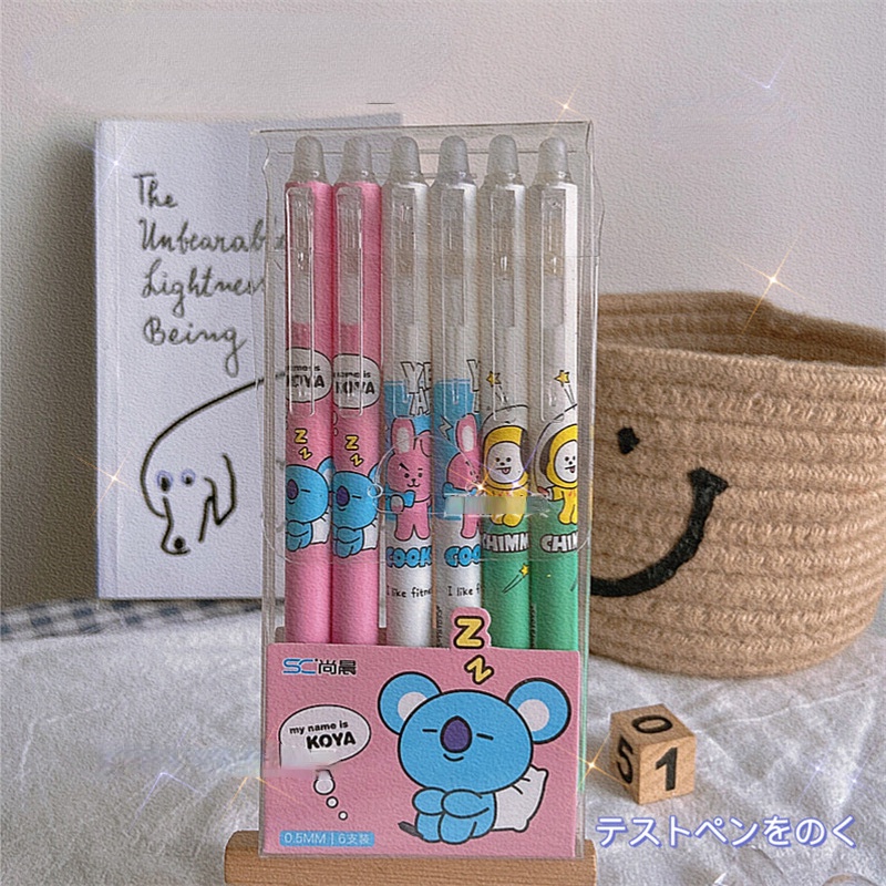 Set 6 Bút Mực gel Dễ Thương