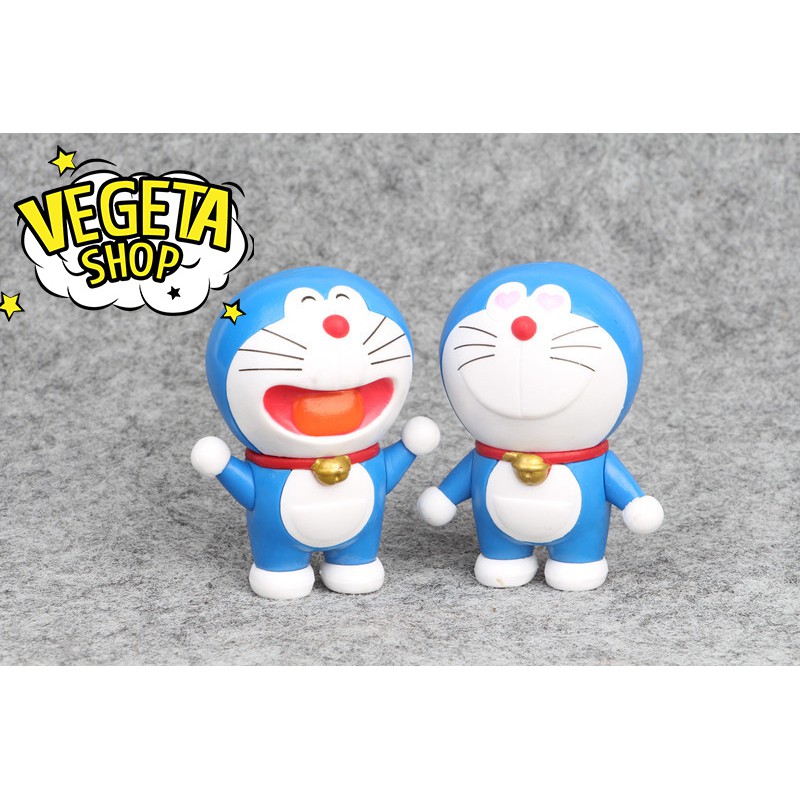 Mô hình Doraemon Doremon - Đồ chơi Doremon xoay được đầu và tay 360 độ - Trạng thái Doraemon Doremon dễ thương - 7cm