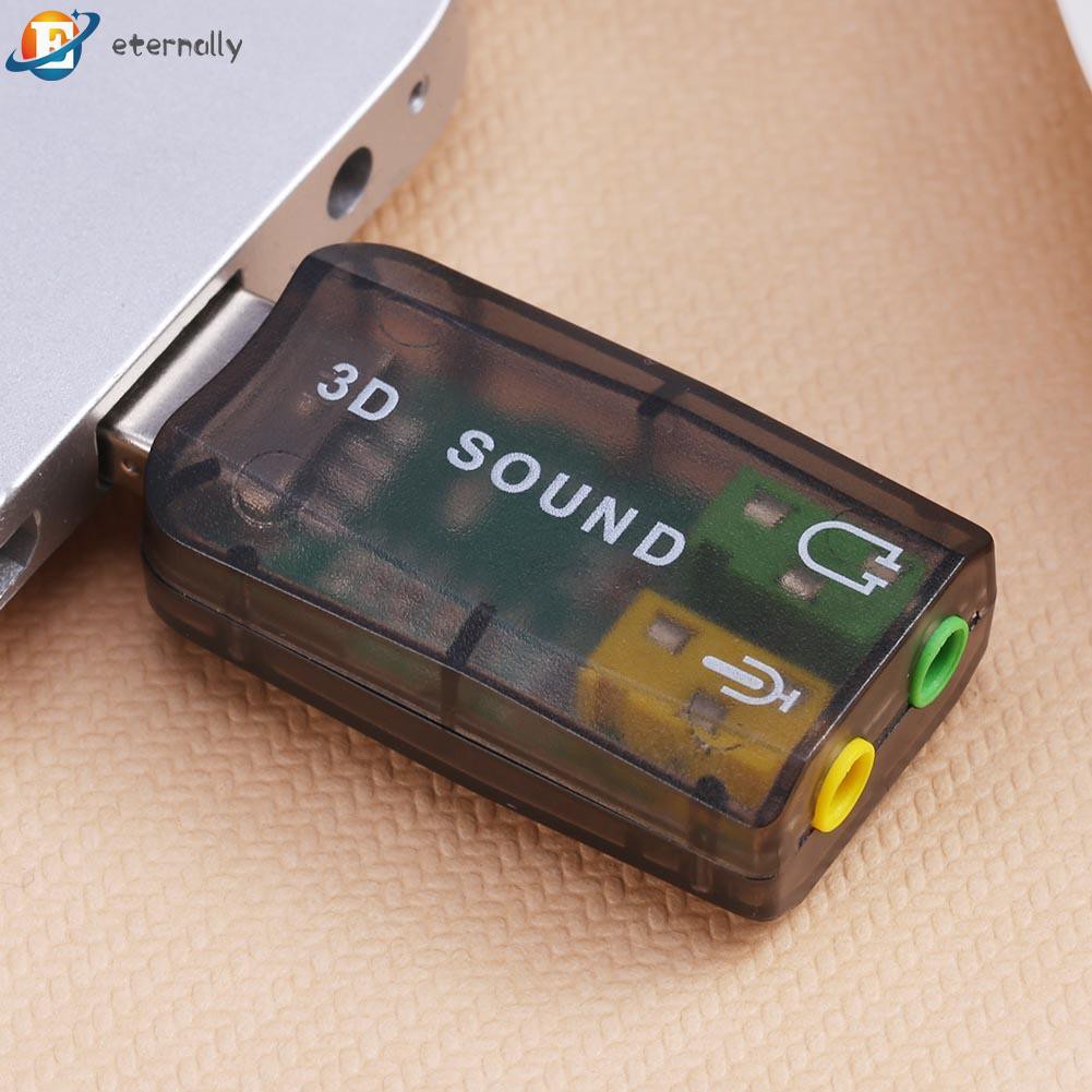 Card Âm Thanh 11.25 Usb 5.1 Ch 3d Cho Máy Tính