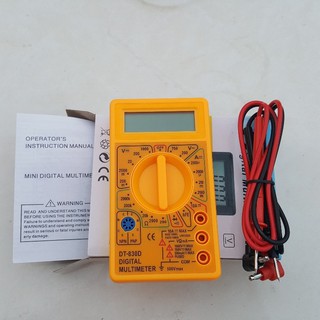 Đồng hồ đo vạn năng cho thợ điện tử  DT-830D Có đo thông mạch