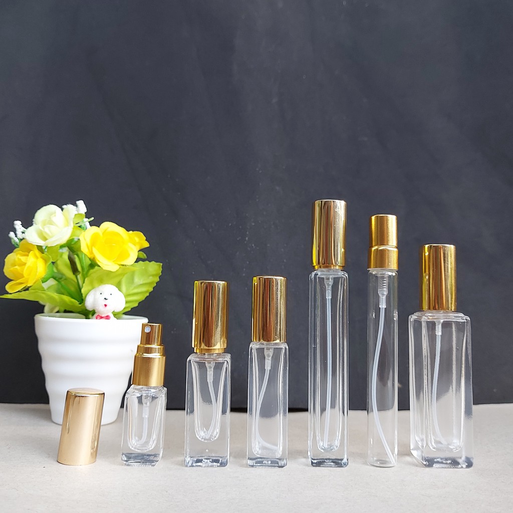 ⚡GÌ CŨNG RẺ ⚡Chai lọ chiết nước hoa thủy tinh hình trụ 3ml 5ml 8ml 10ml 15ml 20ml 30ml - Vỏ đựng dầu thơm, du lịch.