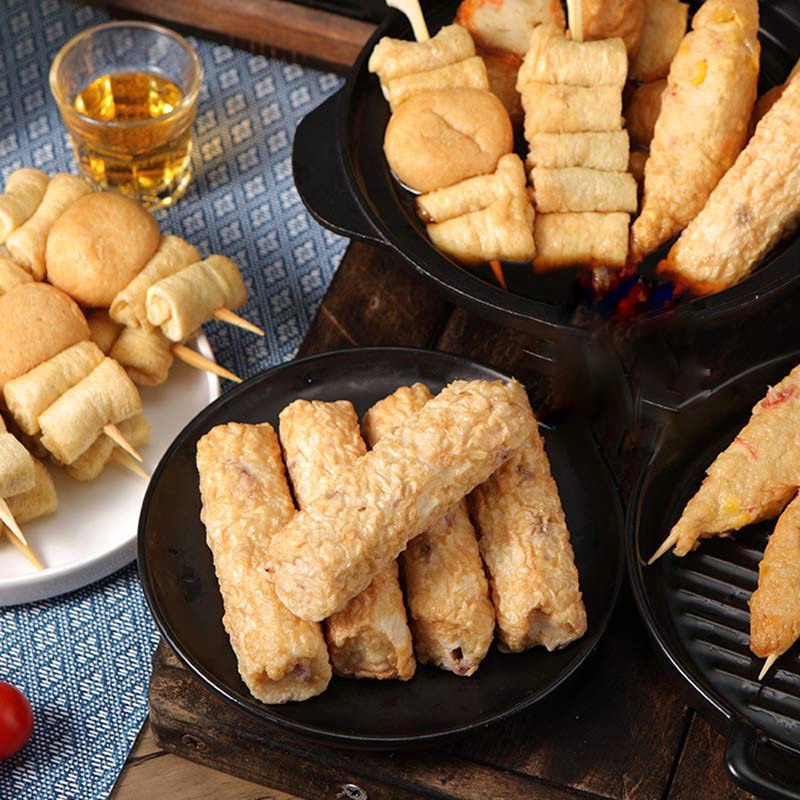 Đậu Hủ Ky Cuộn Chả Cá EB 300g - Viên thả lẩu Đậu Hủ Cá Cuộn nhập khẩu Malaysia