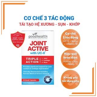 Sụn khớp Goodhealth Joint Active UCII hộp 30 viên - Phục hồi sụn khớp