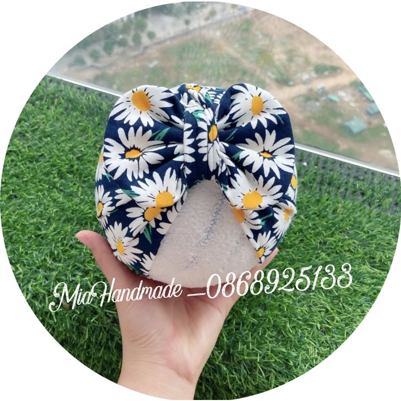 MŨ TURBAN CHO BÉ RẺ ĐẸP CHẤT COTTON MỀM MỊN