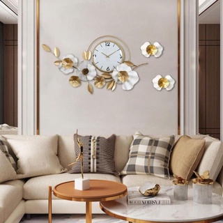 ĐỒ NGHỆ THUẬT, Decor Trang Trí, Đồng Hồ Trang Trí Decor Hoa Mai Vàng  Mã 2106a