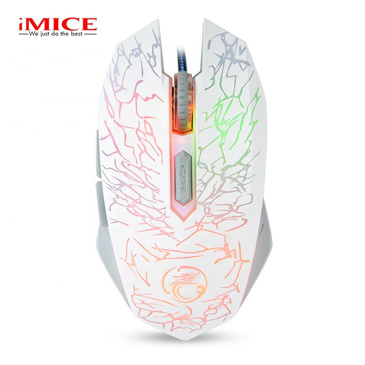 Mouse Gaming IMICE X5 Dây dù - Led 7 màu