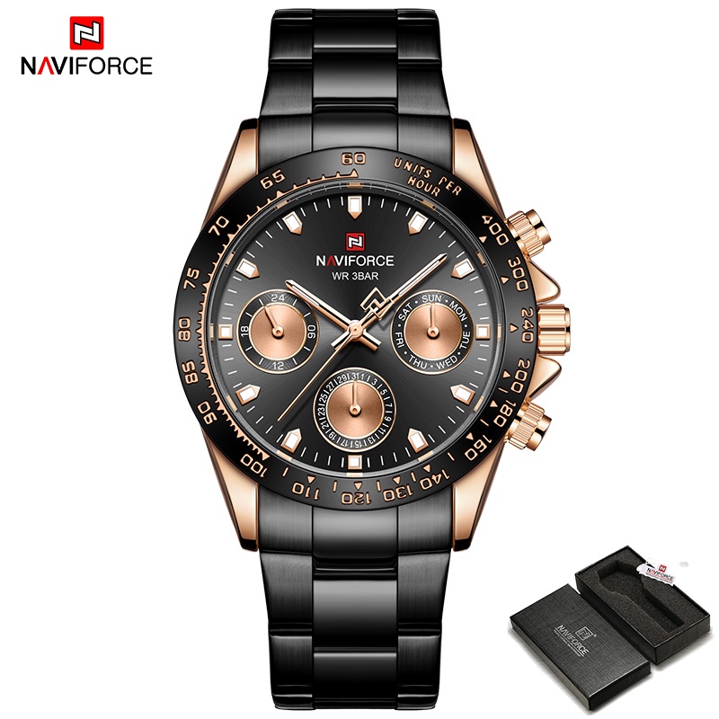 Đồng hồ NAVIFORCE NF9193 phong cách thể thao thời trang sang trọng cho nam