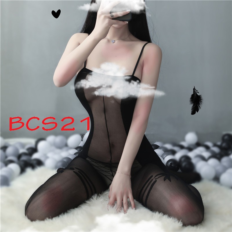 No. 54 N47 70 💕CHE TÊN💕 Cosplay Liền Thân Xuyên Thấu Hở Đáy / Đồ Ngủ Phòng The Quyến Rũ Vải Mịn Bodystocking BCS21 | BigBuy360 - bigbuy360.vn