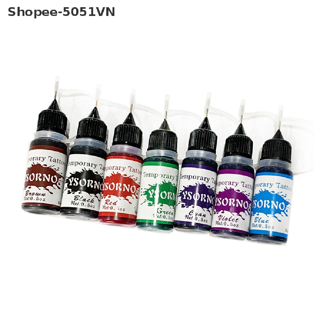 Mực Xăm Bán Vĩnh Viễn Tự Nhiên 10Ml