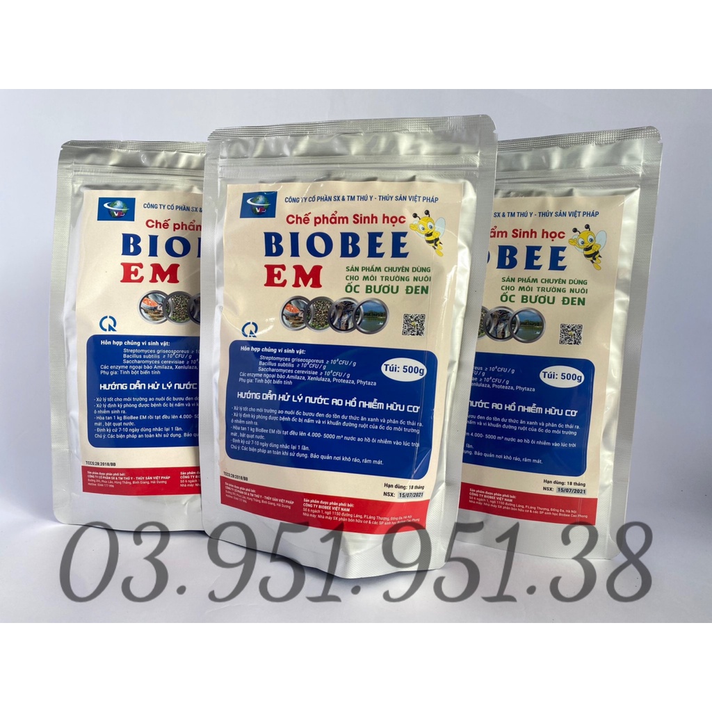 MEN VI SINH BIOEM - XỬ LÝ NƯỚC VÀ ĐÁY AO NUÔI ỐC