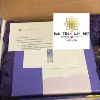 [bantronlamdep] [1ml] sữa rửa mặt Tatcha the deep cleanse
