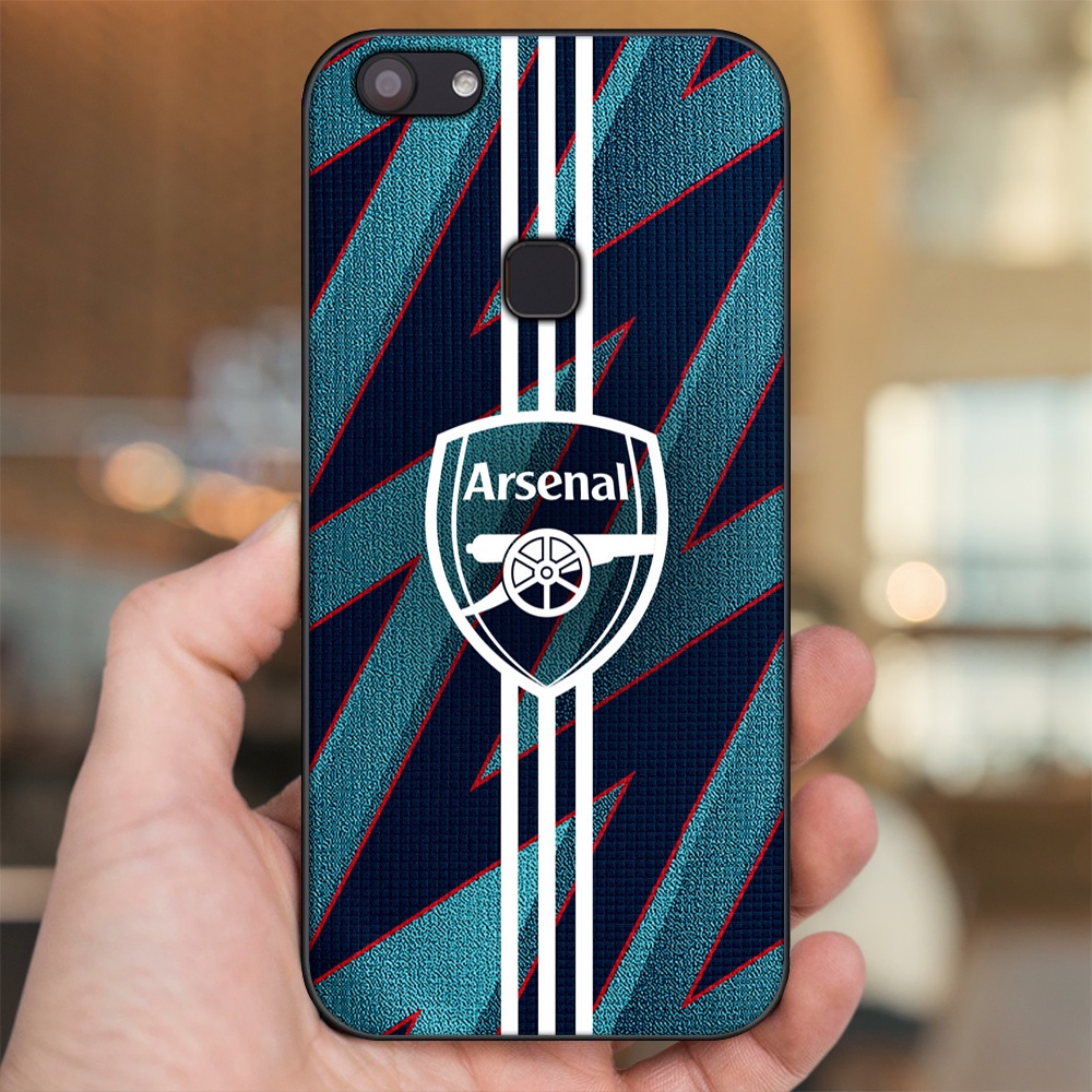 Ốp lưng Vivo V7, V7 Plus viền đen in hình Arsenal FC