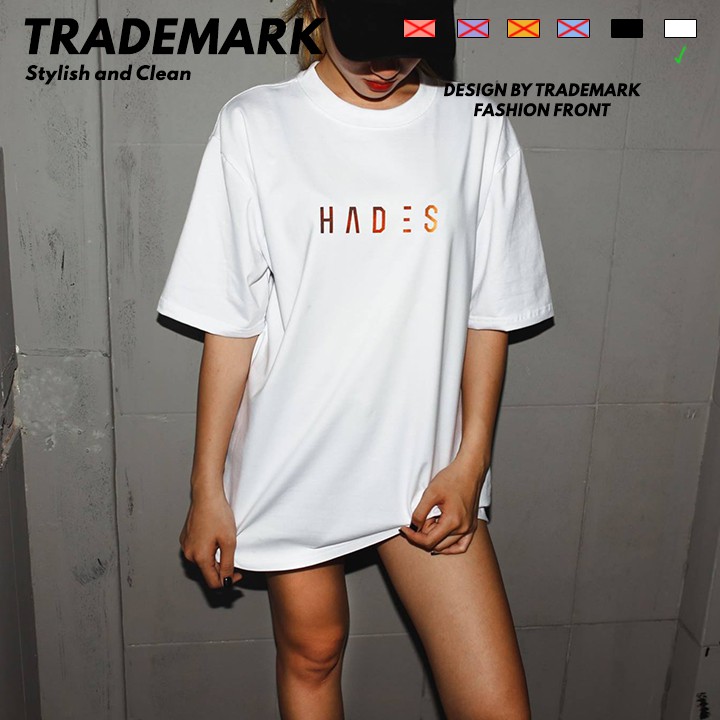 Áo Thun Tay Lỡ Nam Nữ Form rộng Hdes Steel Fire, áo phông streetwear đen trắng