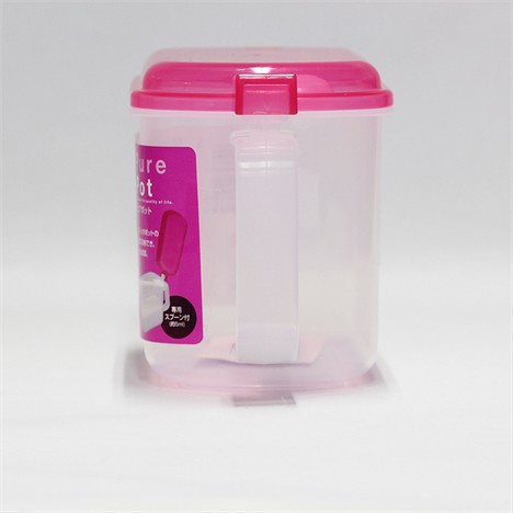 [Hỏa Tốc HN] Ca đựng gia vị nắp liền Inomata màu hồng 720ml Nội địa Nhật Bản