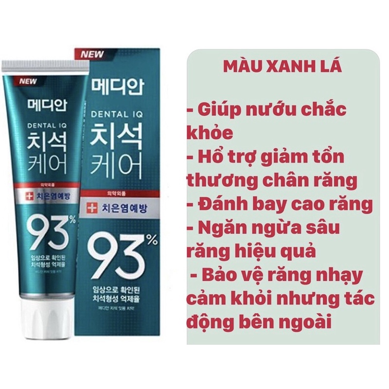 Kem đánh răng Median 93% Hàn Quốc 120g