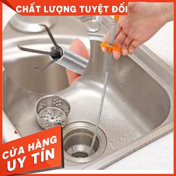 [Ảnh Thật+Video][Hàng Loại 1] Dây Thông Tắc Cống Lò Xo Gắp Rác Tiện Dụng