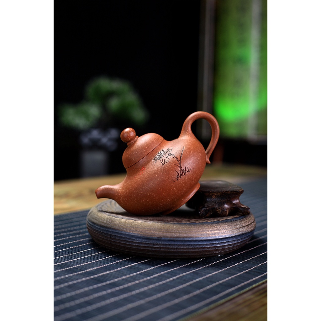 Ấm Tử Sa Nghi Hưng Hoa Anh 200 ml (Giáng Pha Nê)