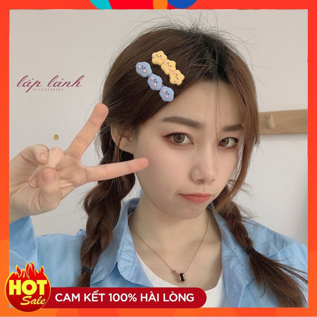 [HOT] KẸP MÁI KẸP TÓC HOẠT HÌNH TRĂNG SAO DỄ THƯƠNG PHONG CÁCH HÀN QUỐC 214KMCHA