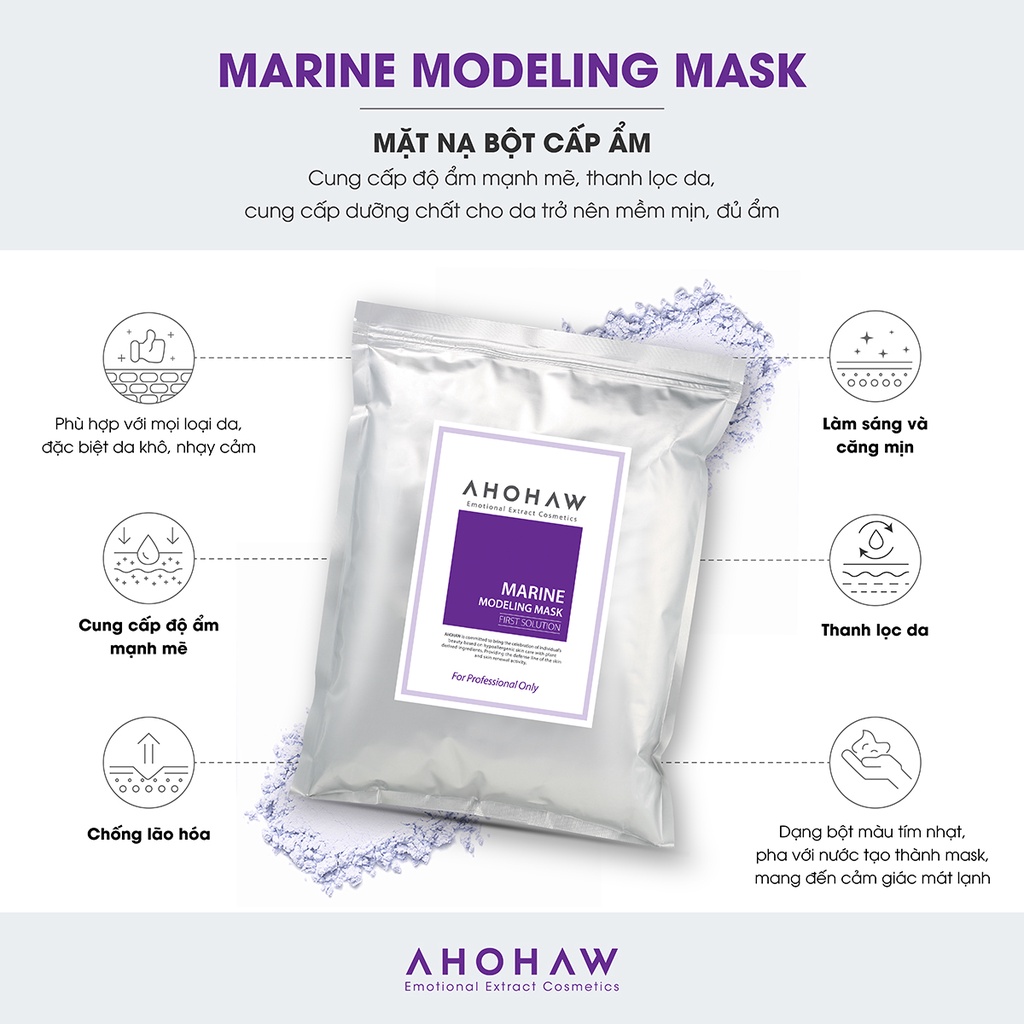 Mặt nạ bột dẻo cấp ẩm Marine Modeling Mask (Túi 1kg)