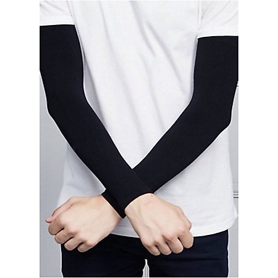 Quà Tặng Chun Buộc Tóc Dành Cho Khách Thích Bao Tay Chống Nắng Nam Nữ Dài Xỏ Hở Ngón