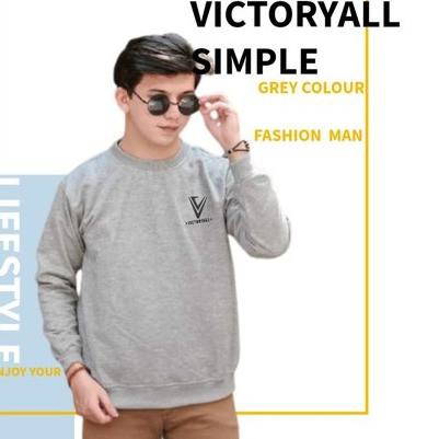 Áo Nỉ Cổ Tròn Dài Tay Màu Đen Thời Trang Nam Nữ | BigBuy360 - bigbuy360.vn