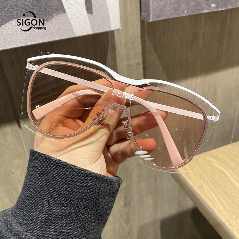 Kính Mát Gọng Tròn Lớn Chống Tia Uv Chống Tia Cực Tím Thích Hợp Sử Dụng Hàng Ngày Và Ngoài Trời