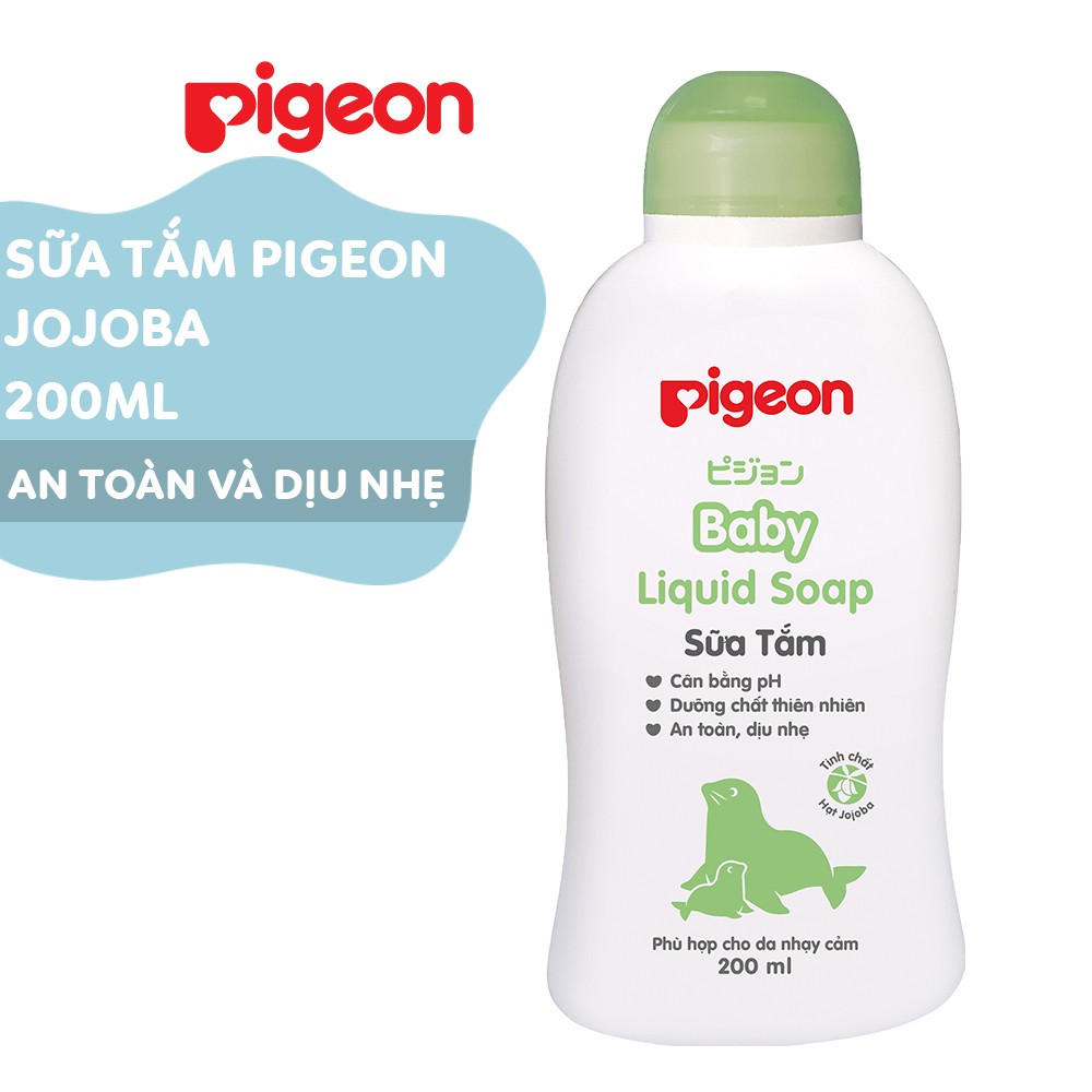 Sữa tắm dịu nhẹ Jojoba Pigeon 200ml/700ml (MẪU CŨ)
