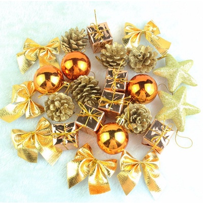 Combo 24 phụ kiện trang trí cây thông mùa giáng sinh LN042