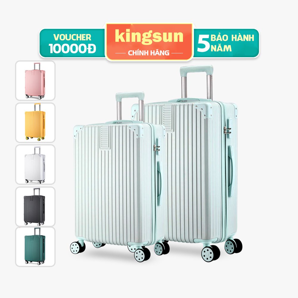 Vali du lịch Kingsun vali kéo size20/24inch bảo hành 5 năm KS218