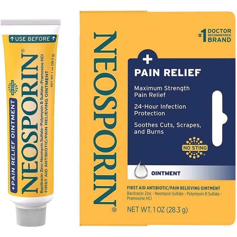 Neosporin Original Ointment – kem mỡ hỗ trợ làm lành vết thương Hộp 56.7g
