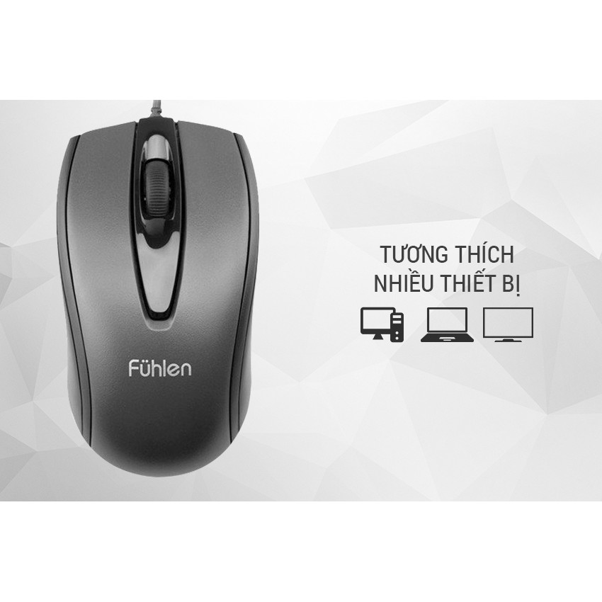 CHUỘT GAMING FUHLEN L102 1000DPI 3 PHÍM - HÀNG CHÍNH HÃNG