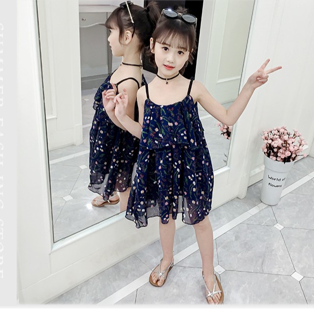 Váy maxxi đi biển bé gái size 15-35kg VH38