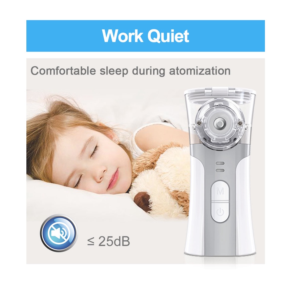 Máy Xông Mũi Họng Siêu Âm Cầm Tay