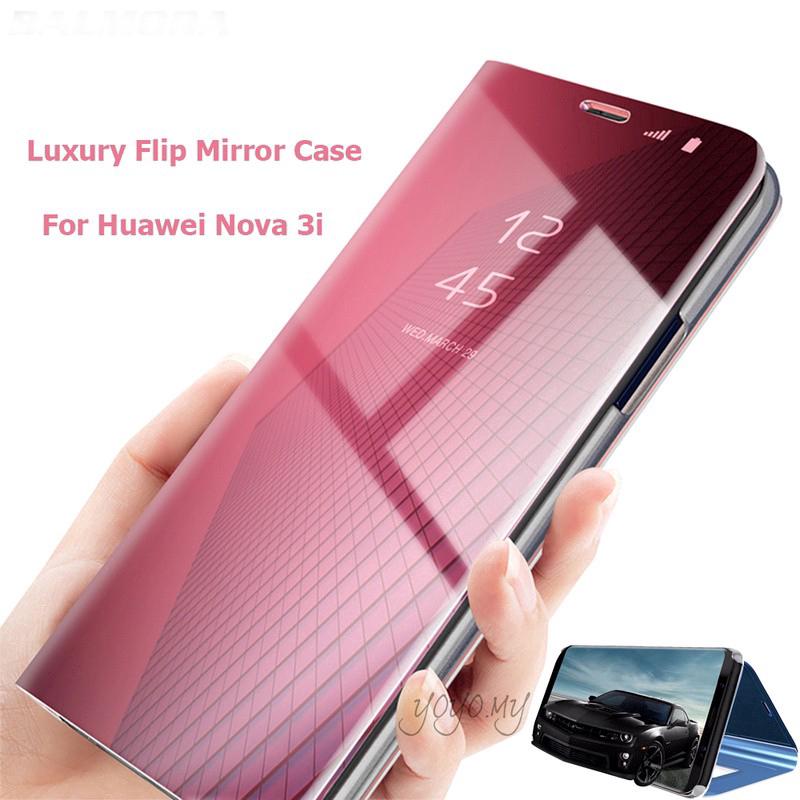 Ốp điện thoại tráng gương thông minh màu gradient cho Huawei Nova 3i / 2i / Nova Lite / Nova 2 Lite / Huawei Nova 3E